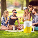 Party Drink Cooler - Novelty Inflatable Beer Mug for Backyard Beach Pool Parties