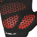 WHEEL UP Cycling Half Finger Gloves Sun Protection Sport Gloves (Red L) Newly