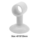 2pcs Anti-collision Doorknob Wall Crash Pad Door Handle Silencer (White)