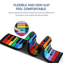 49 Keys Piano Portable Electronic Roll Up Piano Built-in Speaker Musical Gift