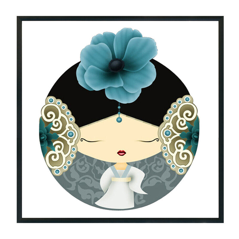 Twelve Beauties of Jinling Cross Stitch Kit 11CT Printed DIY Craft (RW0562)