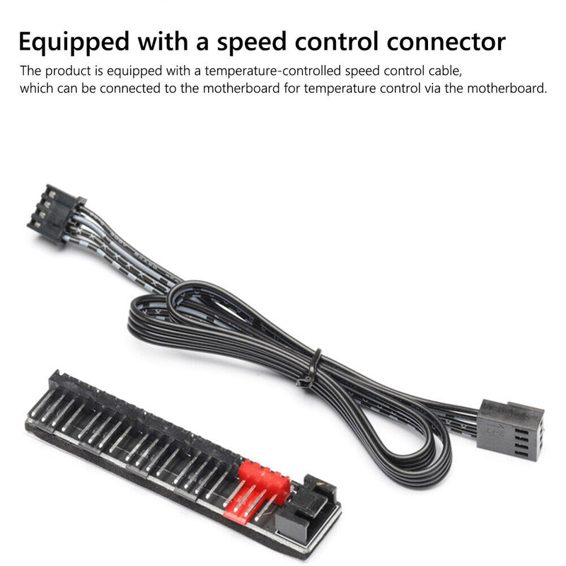 1 to 5 4Pin PWM Cooling Fans Hub Power Supply Cooler Splitter Extension Adapter