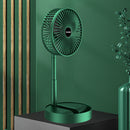 Touch Folding Fan Telescopic Mini Summer Student Desktop Table Fan (Green)