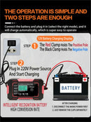 Pulse Repair Fast Charging Automatic Jump Starter Car Battery Charger