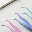 3pcs Diamond Painting Stainless Steel Tweezers Set DIY Tools (Elbow) Newly