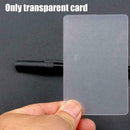 Lubors Lens Gimmick Card With Pen Stage Illusions Props Gracious I9I3