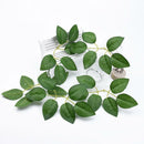DIY Silk Roses Leaf Gift Weddings Decoratives Flowers Wreath Artificial Leaves