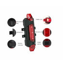 LED Waterproof USB Headlight Bicycle Lamp Front Rear Lights Bike Lights