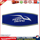 Neoprene Scuba Diving Cover Head Strap Long Hair Band Strap-Wrapper (Blue) Newly