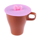 Silicone Leakproof Cup Lids Heat Resistant Reusable Sealed Cover (D)