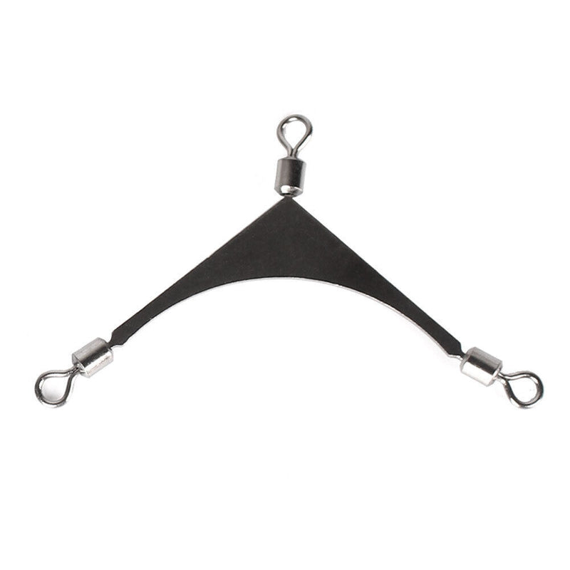 American 3 Way Fishing Jig Head Swivels Rolling Pole Connector Fishing Tackles