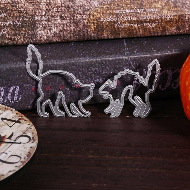 2pcs Halloween Cutting Dies Stencils Scrapbook Embossing DIY Card (MS-498)