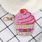 4pcs DIY Full Drill Special Shaped Diamond Painting Women Bag Cupcake Keychain
