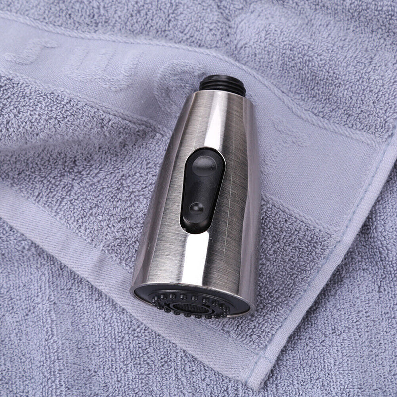 360 Degree Faucet Head 2 Mode Sink Basin Filter Pull-Out Nozzle Sprayer (A)