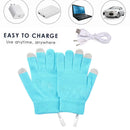 #A Full Finger Mittens Portable USB Electric Heating Gloves Comfortable Hand War