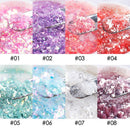 Nail Art Decorations Shinny Holographic Gorgeous Opal Nail Flakes Powder