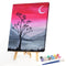 Canvas Pictures Hand Painted Scenery Kit DIY Paint By Numbers Kit Oil Ornamen