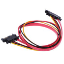 22 Pin Male to Female 7+15 Pin SATA Power Combo Expansion Data Cable 4