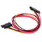 22 Pin Male to Female 7+15 Pin SATA Power Combo Expansion Data Cable 4