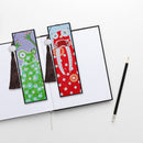 2pcs Bookmark Leather Tassel Special Shaped Diamond Painting Drawing Kit DIY