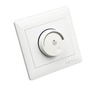Adjustable White 86*86mm Dimmer Switch Brightness Controller Lamp Light Switch
