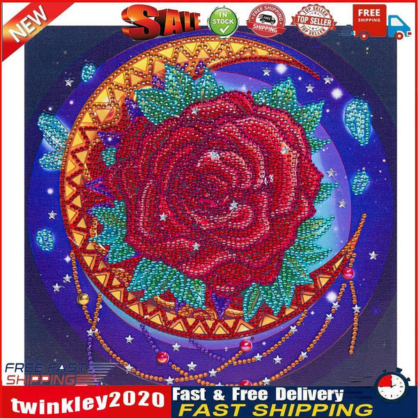 5D Diamond Painting Cartoon Flower Partial Special Shape Drill DIY (AK032) Newly