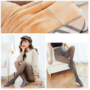 Winter Women Tights Translucent Plush Fleece Thick Pantyhose (Black-90g) Newly