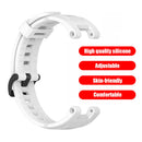 Silicone Watch Strap Band for Huami Amazfit T-Rex Pro/Amazfit T-Rex (White)