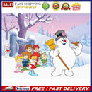 Diamond Rhinestone Gift DIY Full Round 5D Snowman and Friends Drill Painting
