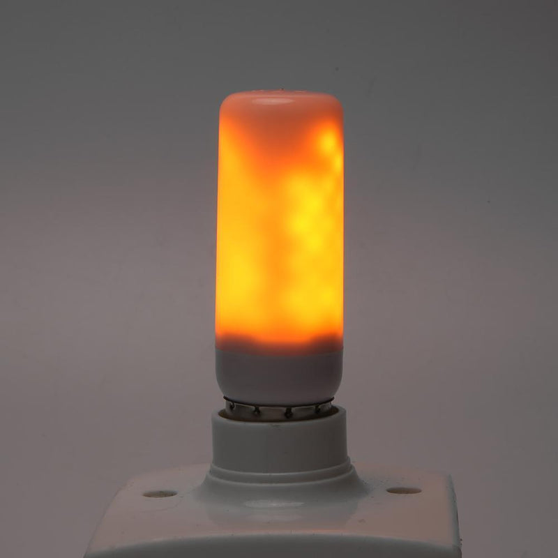 4pcsE14 7W LED Flame Effect Fire Light Bulb Flickering Emulation Decor Lamp