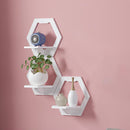 Wall Shelf Free Punch Wall-mounted TV Background Storage Display Holder (A)