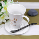 Stainless Steel Drinking Straw Reusable Sucker Spoon Filter Supply (Black) Newly
