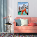 Hand Painted Craft Frameless DIY Cheers Painting By Numbers Digital Oil Picture