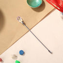 Stainless Steel Mixing Spoon Melted Wax Pills Bead Stirring Stick (Pink)