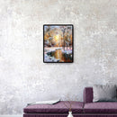 Full Drill Embroidery Diamond Painting DIY Winter Sun Mosaic Cross Stitch C