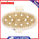 Wooden Bristle Body Brush Dry Wet Bath Scrubber Massager Exfoliate Shower Tools