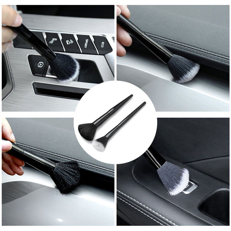 Nylon Car Detailing Brushes Interior & Automotive Details Cleaning for Leather
