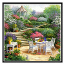 Shinyamal JinHongHuaMaoYi 5D DIY Full Drill Diamond Painting Garden Cross Stitch S