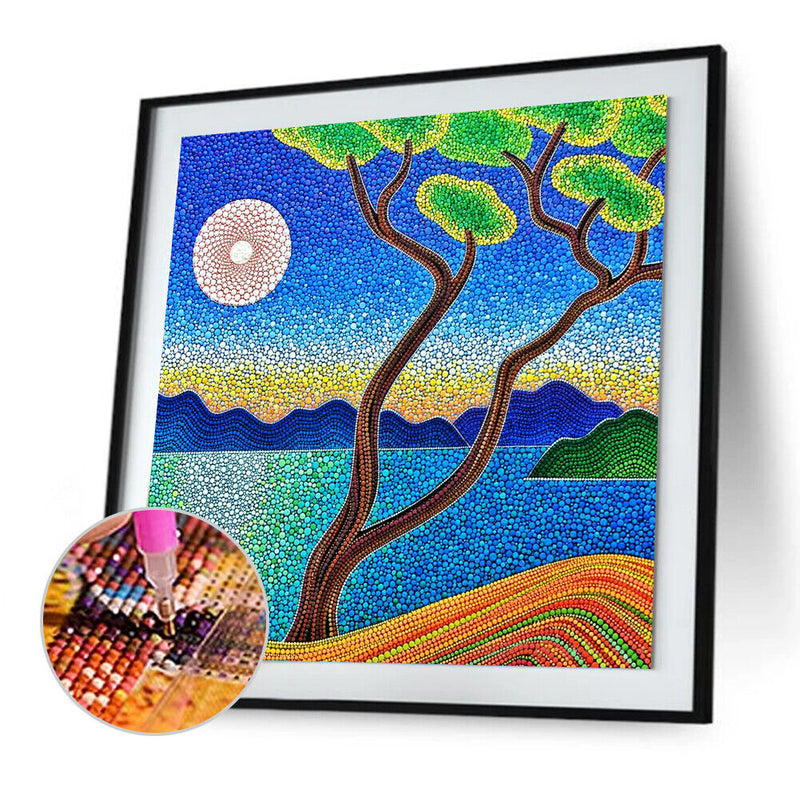 Diamond Painting 5D DIY Tree by the lake Full Special Drill Rhinestone Newly