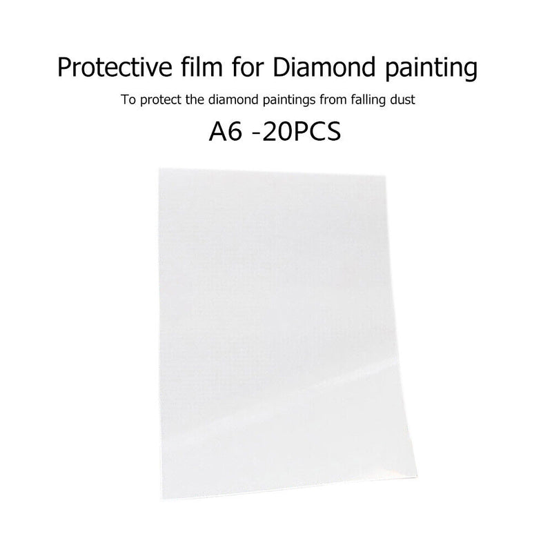 A6 Diamond Painting Release Paper Non-stick DIY Painting Cover (20pcs) Newly