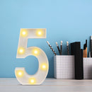Digital Number LED Symbol Sign Night Light for Wedding Party Birthday (5) Newly