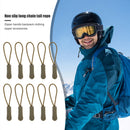 10x Zipper Puller End Rope Replacement Backpack Fix Cord (Army Green)  Newly