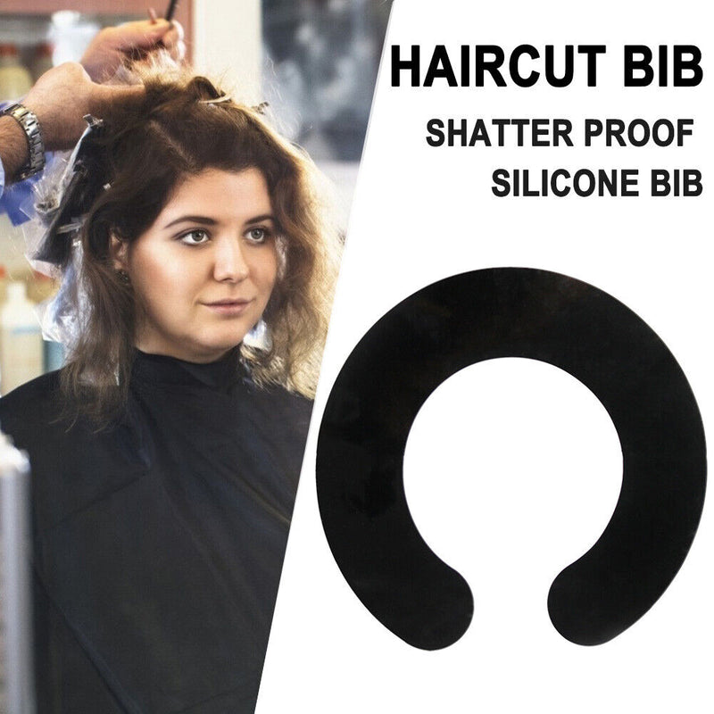 Silicone Pad Haircut Neck Foldable Necklace Durable Shoulder Pad for Salon Home