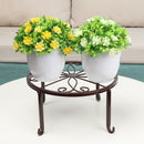 Garden Metal Bonsai Rack Flowerpot Supports Display Shelf Flower Pot Stand