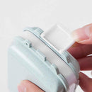 Pill Box Splitter Lattices Portable Tablet Medicine Holder Travel Organizer