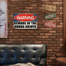 Warning Sheet Metal Drawing Metal Painting Tin Wall Home Poster Bedroom Sign