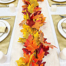 Day Wedding Decor Halloween Maple Leaf Plants Faux Cane Vine Wall Hanging