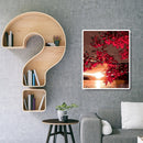 Flower Sun No Frame Pictures By Number DIY Digital Coding Oil Painting for Room