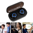 Y50 TWS Earbuds Bluetooth-Compatible Wireless Sport Headphones (Black Blue)