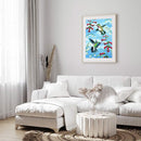 Bird Hold Flower Diamond Painting Kits Full Round Drill Home Wall Decor